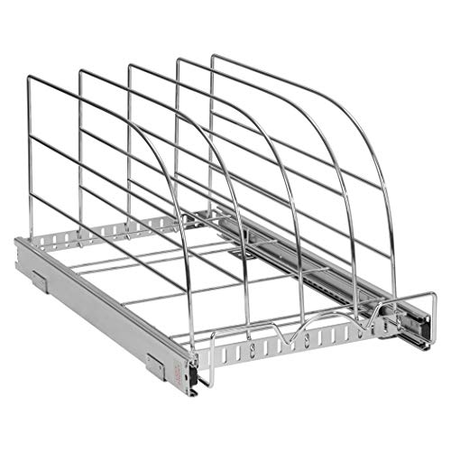 Hold' n Storage 12.5"W x 21"D Pull Out Kitchen Cabinet Organizer for Bakeware