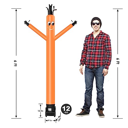Fly Puppet Dancer Set with 6FT Inflatable Tube and 1/3HP Blower - Orange