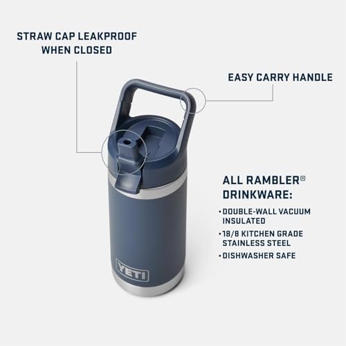 YETI Rambler Jr. 12 oz Kids Water Bottle with Straw Cap - Desert Bloom