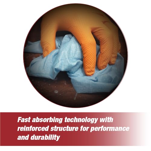 Heavy Duty Nonwoven Cleaning Cloths - 300 Pack, 9 x 17 Inches, Lint-Free Wipes for Automotive, Industrial & Household Use
