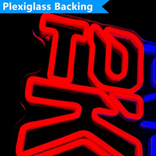 Tokyo Neon Sign Dimmable Vibrant Japanese Kanji Art for Room Decor