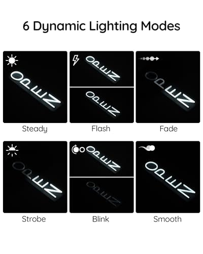 HiNeon White Vertical Open Sign - 28x7 Inch LED Business Sign with Remote, 6 Modes
