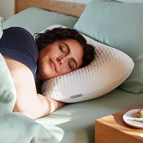 Foam Pillow - Standard Size with T&N Adaptive Foam, Cooling Gel & Graphite Infused