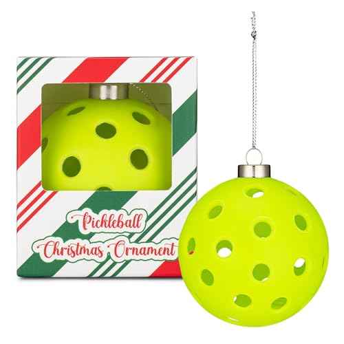 Pickleball Ornament - Life-Size Christmas Ornament for Tree, Funny Gift for Pickleball Lovers, Sports Christmas Decor, 1-Pack