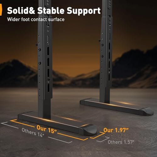Perlegear Universal TV Stand Legs for 37-90 Inch TVs Up to 150 lbs - Adjustable Height & Easy Install