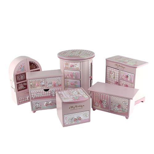Girl Jewelry Box Pink Cute bunny Tabletop Children Storage Box Little girl birthday christmas Gift kids jewelry box Organizer