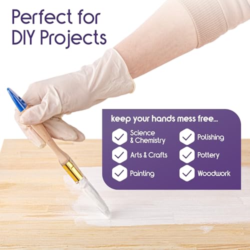 Inspire Large Vinyl Exam Gloves Pack of 1000 - Latex-Free Medical Disposable Gloves for Healthcare & Food Service