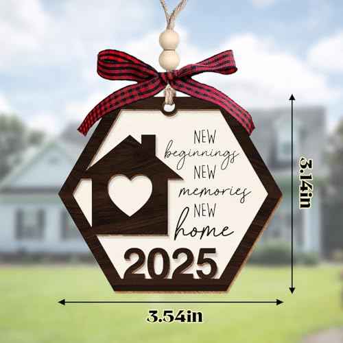 House Warming Gifts New Home 2025 - Housewarming Gifts for Women, Men, Couple, Homeowner, New Home Gift Ideas, First Home Christmas Ornament