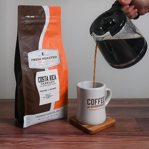 Fresh Roasted Coffee, Costa Rican Tarrazu Whole Bean Medium Roast,