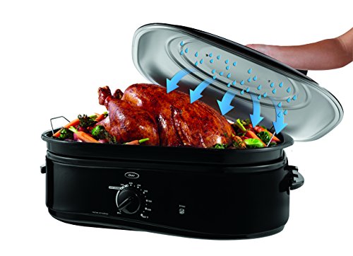 18-Quart Roaster Oven with Self-Basting Lid and Removable Pan