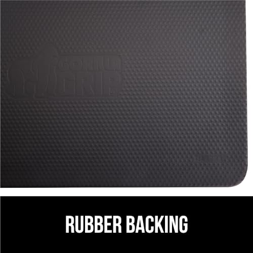 Gorilla Grip Cushioned Anti-Fatigue Kitchen Mat - Black 32x20 Inches, Thick Supportive Foam