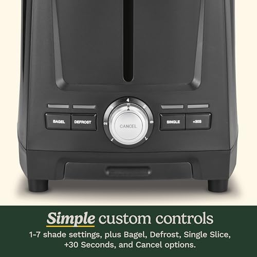 Cuisinart Core Collection 2-Slice Toaster Black - Extra-Long Slots & Bagel Setting