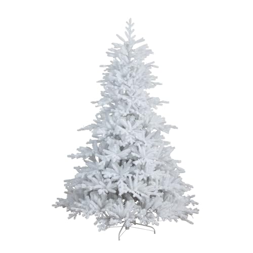 Nearly Natural 7ft White Artificial Christmas Tree with 440 LED Lights