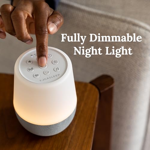 Yogasleep Duet White Noise Sound Machine & Night Light - Bluetooth Sleep Aid for Adults & Babies