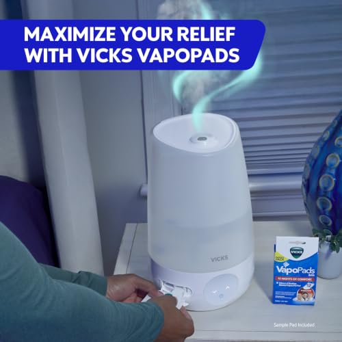 Cool Mist Humidifier with 1.2 Gallon Tank for Bedroom & Medium Rooms