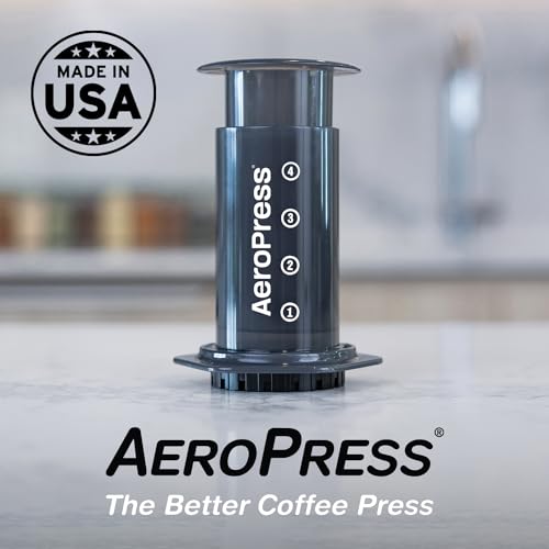 AeroPress Original Coffee Maker - 3-in-1 Pour-Over, French Press & Espresso