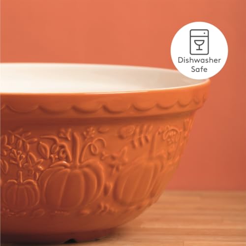 Mason Cash In the Pumpkin Patch S12 Mixing Bowl Stoneware, 4.25 Qt,
