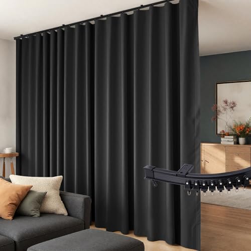Room Divider Curtains Flexible Ceiling Tracks Set Curtain Track Mount