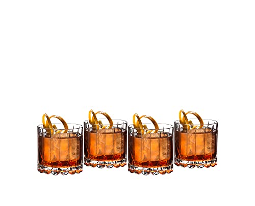 Riedel DSG Rocks Glass Set of 4, 10 oz Cocktail & Spirits Glassware