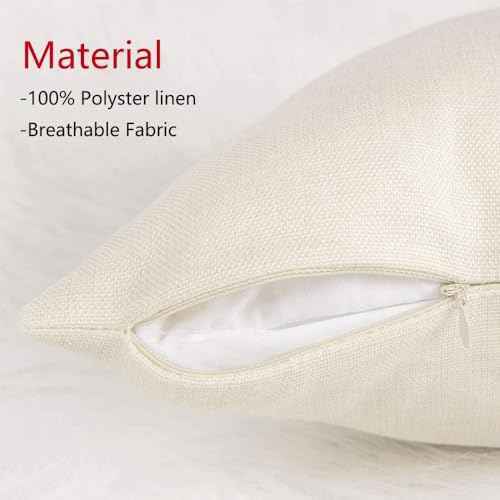 RABUSOFA Christmas Pillow Covers 12x20 Set of 2,Merry Christmas Believe Decoration Red Xmas Winter Holiday Lumbar Cushion Case for Home Sofa Couch