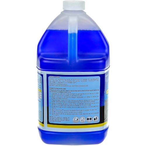 HVAC Coil Cleaner Foaming Alkaline-Based 1 Gallon with Cloth - Outdoor Use