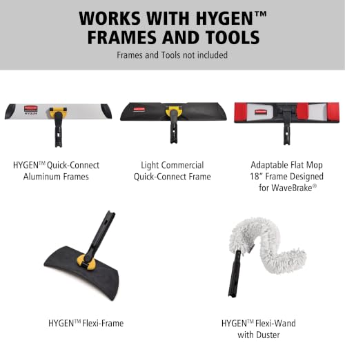 Rubbermaid HYGEN Adjustable Extension Handle for Microfiber Mops & Cleaning Tools