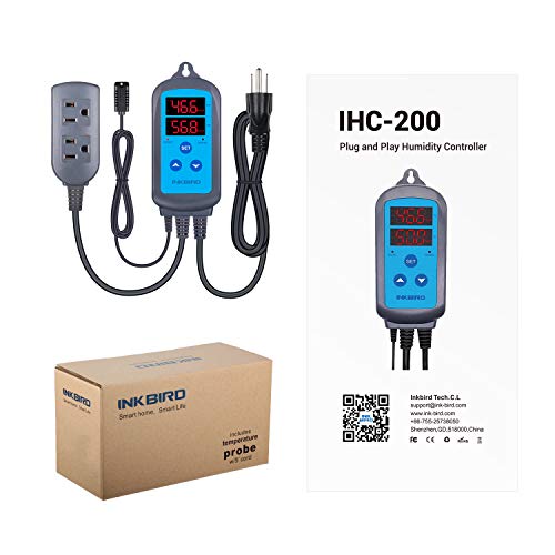 Inkbird Humidity Controller IHC200 for Mushroom, Greenhouse & Grow Tent