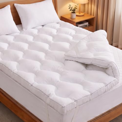 Twin Memory Foam Mattress Topper 3 Inch for Back Pain Relief - Breathable & Non-Slip