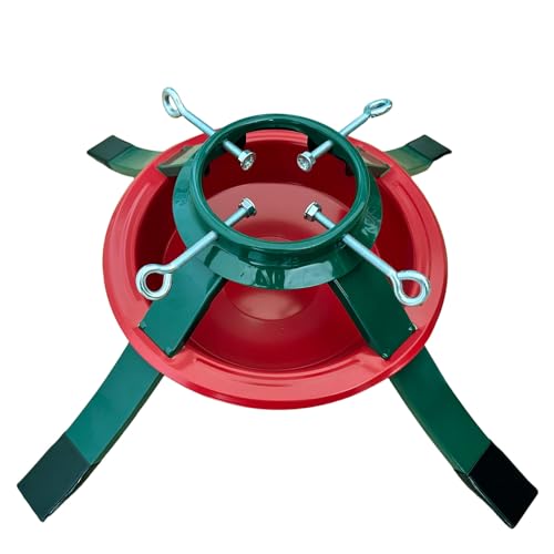 Big Metal Christmas Tree Stand for Real Trees Up to 8 Feet Tall - Larchart
