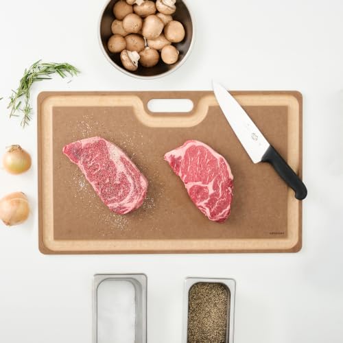 Epicurean 23.5 Inch Big Game Cutting Board - Nutmeg/Natural