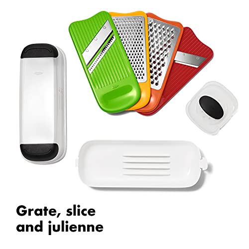 OXO Good Grips Complete Grate and Slice Set with Safety Food Holder