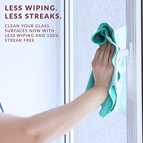 HOPE'S Perfect Glass Cleaner Spray Refill 67.6 Oz Pack of 2 - Streak-Free, Ammonia-Free Multi-Surface Glass & Mirror Cleaner