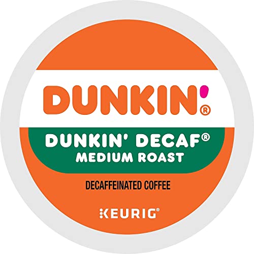 Dunkin' Decaf K-Cup Coffee Pods 44 Count | Medium Roast, Original Flavor