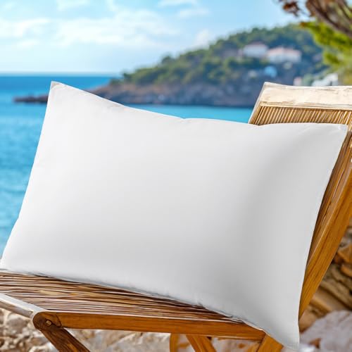 King White Goose Down Pillow 1050 Fill Power Plush Support - Variation: White / King / 1