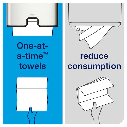 Tork Multifold Hand Towels White 16 x 250 Sheets MB540A - Eco-Friendly, 1-Ply