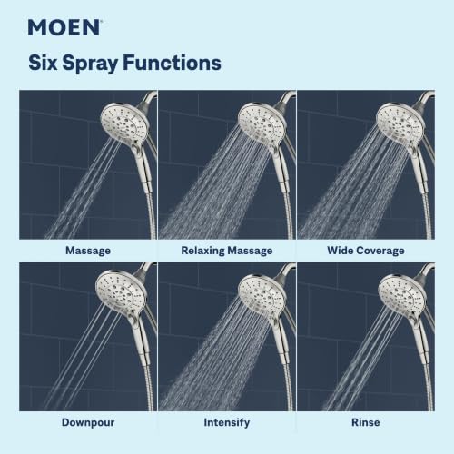 Moen Engage Spot Resist Brushed Nickel Handheld Showerhead - 5.5-Inch