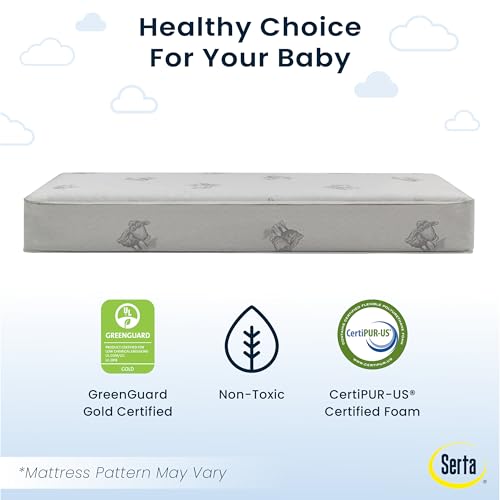 Delta Children Deluxe Limited Dual-Sided Baby & Toddler Crib Mattress, Waterproof, GREENGUARD Gold Certified
