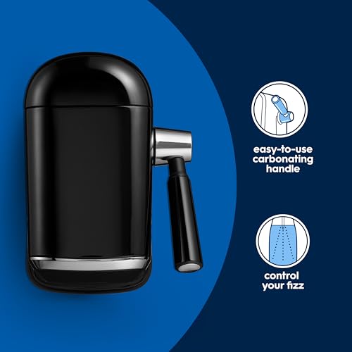 SodaStream ART Sparkling Water Maker Starter Kit Black - Includes CO2 Cylinder & Bottles