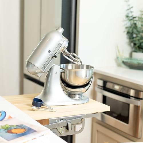 Kitchen Appliance Lift Brackets - Heavy Duty Adjustable Shelf Supports