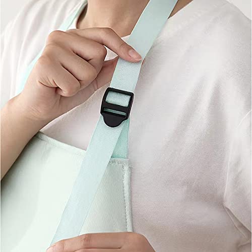 Agirlvct Apron for Women with Pockets & Hand Wipe, Water-drop Resistant Kitchen Cooking Dish Washing Bib Aprons Mother‘s Father‘s ’Day Gift for Men Family Chef Home Coffee Restaurant(2 Pack)
