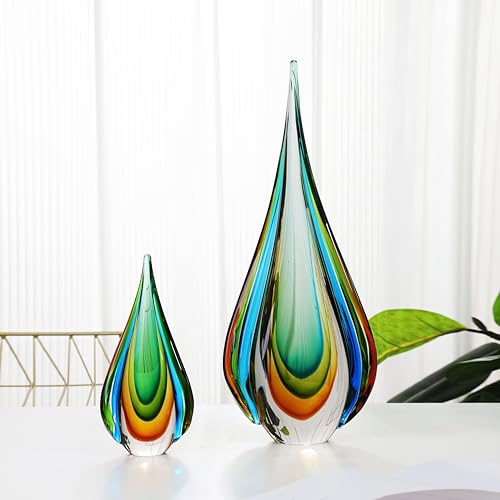 Extra Large Handmade Murano Glass Sculpture for Home Decor - 18.11in