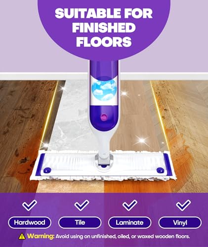 52 Count Deep Clean Mop Refill Pads for Swiffer Power Mop - Multi-Surface