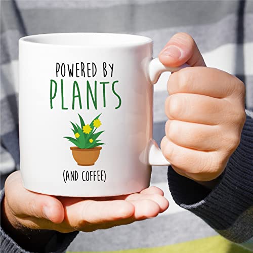 Retreez VGN007 White 11oz Ceramic Mugs – Powered By Plants Gift Box