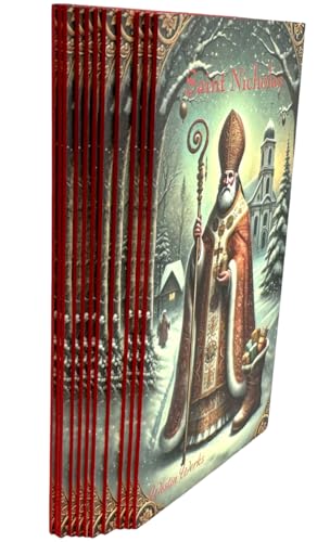 St Nicholas Holy Card Bulk Pack of 10 Religious Prayer Cards Christmas Gift