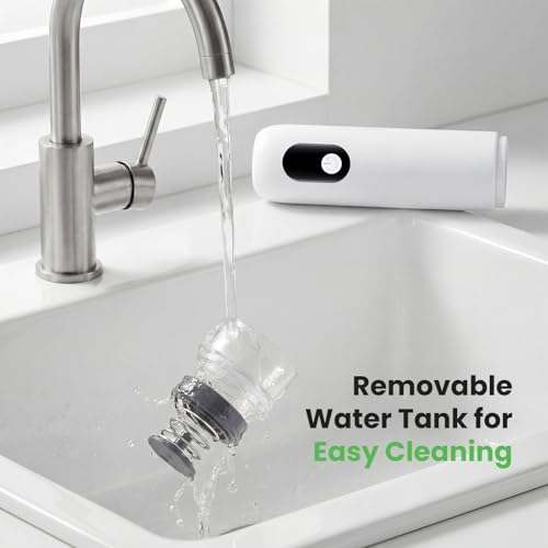 White & Transparent Compact Food Vacuum Sealer Handheld USB-C with 30 Reusable Bags