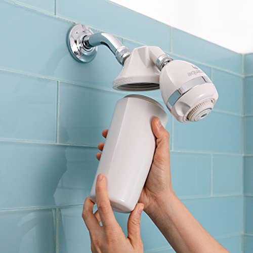 Aquasana Shower Water Filter Cartridge - Removes 90% Chlorine, Softens Skin & Hair