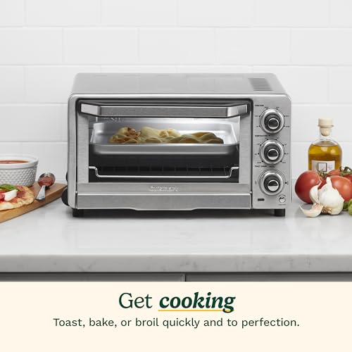 Cuisinart Toaster Oven Broiler, 1800W Countertop Design, 0.5 cu. ft.