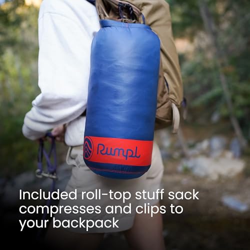 Rumpl Original Puffy Blanket for Outdoors - Northern Lights Variation