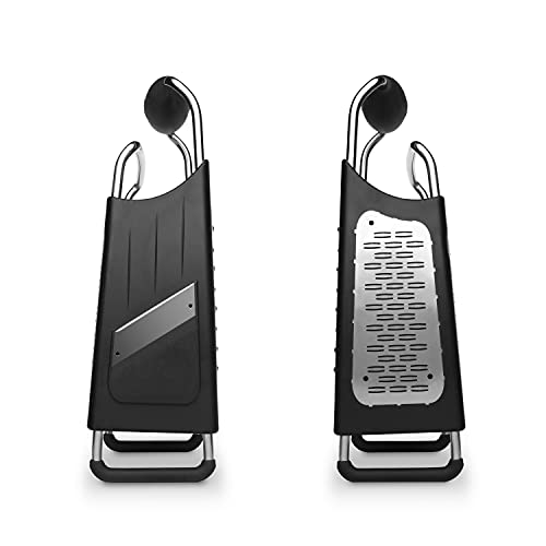 Microplane Four-Sided Stainless Steel Box Grater - Multi-Purpose Slicer & Zester