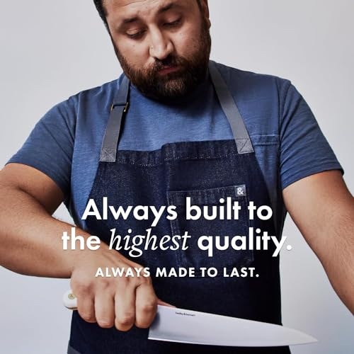 Hedley & Bennett Essential Chef Apron Cedar Blue - Professional Kitchen Wear